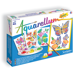 Aquarellum Junior Vlinders en Bloemen Set