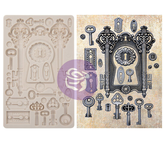 Prima Marketing Prima Marketing mould 5 x 8 inch. Locks and Keys