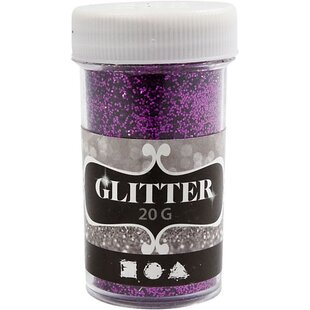 Glitter pot 20gr. Paars