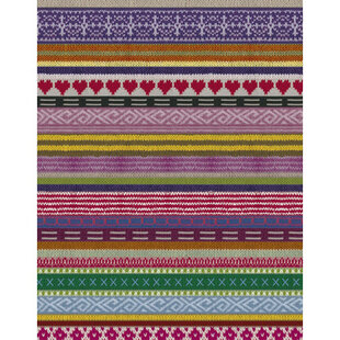 Vel Decopatch Papier Patroon Gebreid Meerkleurig