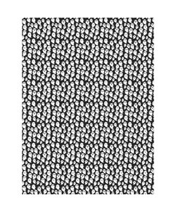 Vel Decopatch Papier Patroon Spookjes Zwart/Wit