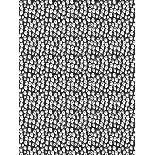 Vel Decopatch Papier Patroon Spookjes Zwart/Wit