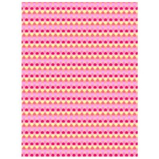 Vel Decopatch Papier Patroon Schubben Rood/Roze/Geel/Oranje