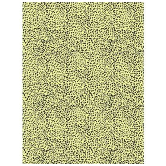 Decopatch Vel Decopatch Papier Patroon Luipaard Print Geel