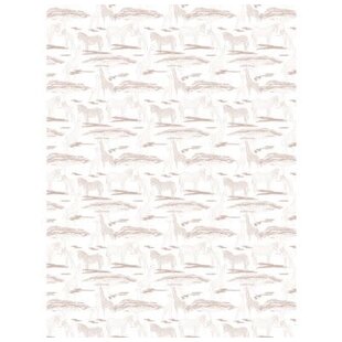 Vel Decopatch Papier Patroon Safari Wit/Bruin