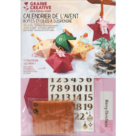 Graine Creative Graine Creative Adventkalender Set Sterren