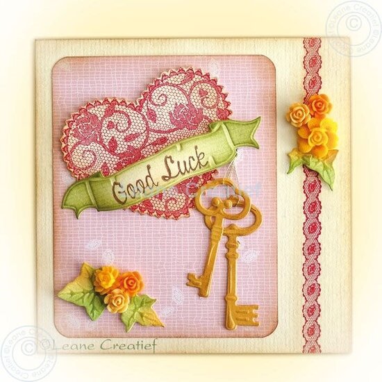 Leane Creatief Leane Creatief Clear Stamp Lace Heart