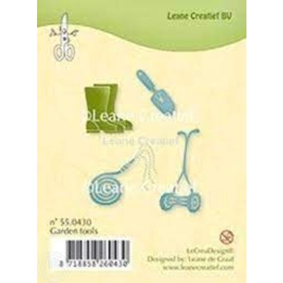 Leane Creatief Leane Creatief Clear Stamp Garden Tools