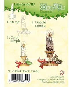 Leane Creatief Clear Stamp Candle