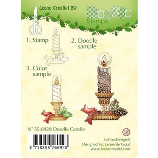 Leane Creatief Clear Stamp Candle