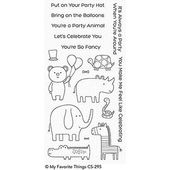 My Favorite Things My Favorite Things Clear Stamp Safari Party