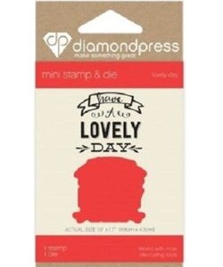 Diamondpress Mini Stamp and Die Set Lovely Day