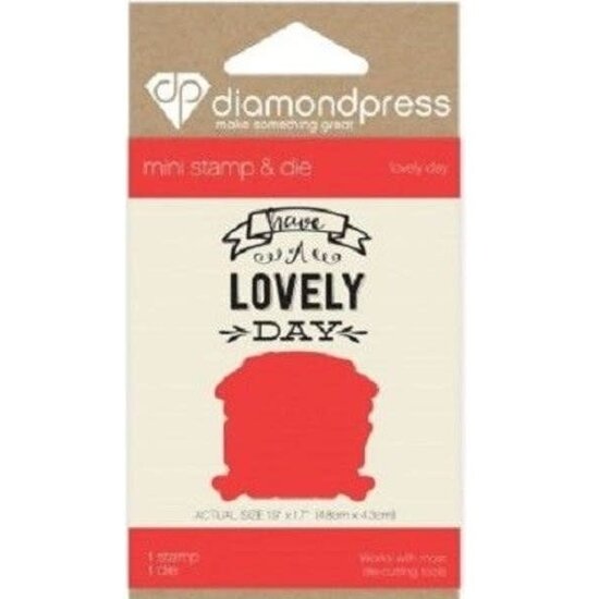 CREA Diamondpress Mini Stamp and Die Set Lovely Day