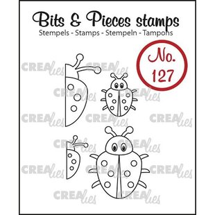 Crealies Clear Stamp Bits & Pieces Lieveheersbeestje