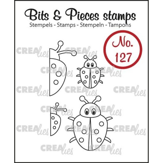 Crealies Crealies Clear Stamp Bits & Pieces Lieveheersbeestje