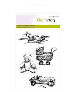 CraftEmotions Clear Stamp  Vintage Toys