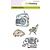 CraftEmotions CraftEmotions Clear Stamp Vintage Radio Klok