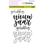 CraftEmotions CraftEmotions Clear Stamp Handlettering Gelukkig Nieuwjaar