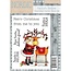 Crafter´s Companion Crafter's Companion Nordic Christmas Unmounted Rubber Stamp A6 Santa's Helper