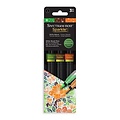 Spectrum Noir Spectrum Noir Sparkle Glitter Brush Pens Set Earthy Natural