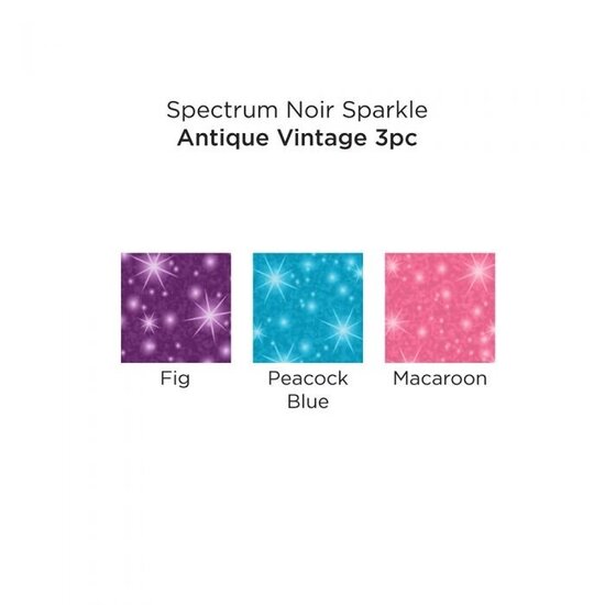 Spectrum Noir Spectrum Noir Sparkle Glitter Brush Pens Set Antique Vintage