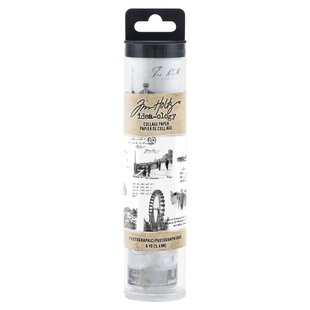 Tim Holtz Collage Paper 6" 6 yards Photographic