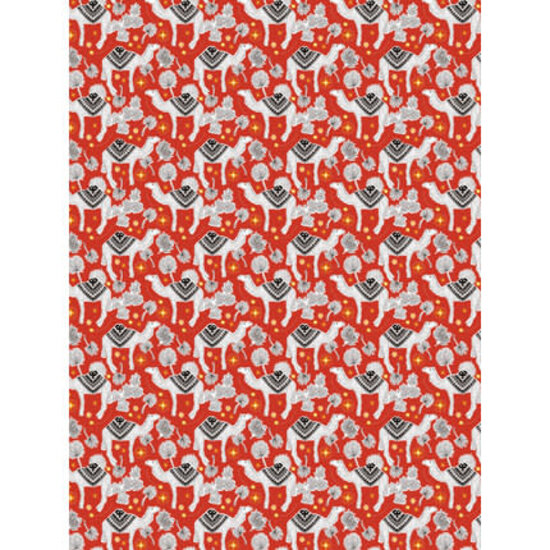Decopatch Vel Decopatch Papier Patroon Dromedaris Rood
