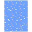 Decopatch Vel Decopatch Papier Patroon Vissen Donkerblauw