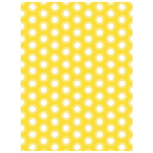 Vel Decopatch Papier Patroon Zon Geel