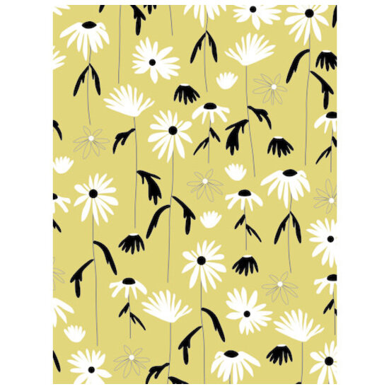 Decopatch Vel Decopatch Papier Patroon Bloemen Bruin