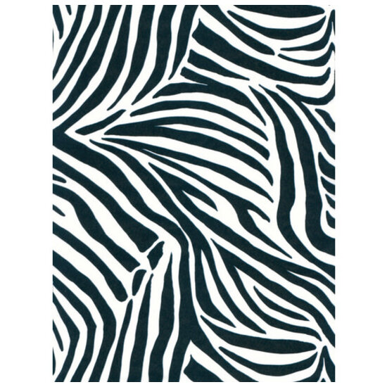 Decopatch Vel Decopatch Papier Patroon Zebra Zwart/Wit
