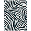 Decopatch Vel Decopatch Papier Patroon Zebra Zwart/Wit