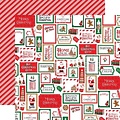 Carta Bella Echo Park 12x12 Inch Collection Kit 12 double sided sheets 1 sticker sheet Christmas Cheer