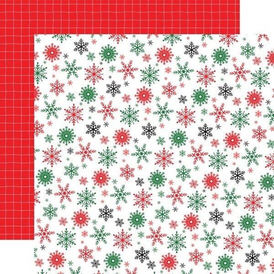 Carta Bella Echo Park 12x12 Inch Collection Kit 12 double sided sheets 1 sticker sheet Christmas Cheer