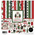 Carta Bella Echo Park 12x12 Inch Collection Kit 12 double sided sheets 1 sticker sheet Home for Christmas
