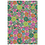 Decopatch Vel Decopatch Papier Patroon Geborduurde Bloemen Meerkleurig