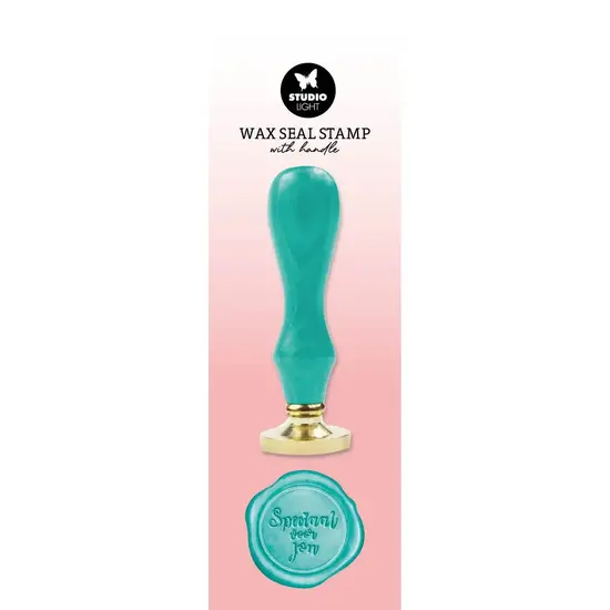 Studio Light Studio Light Wax Stamp with Handle Essentials Tools Nr.11 Turquoise Speciaal voor Jou