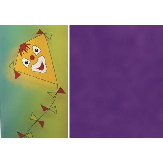 Folia Folia Vliegerpapier paars 70x100cm