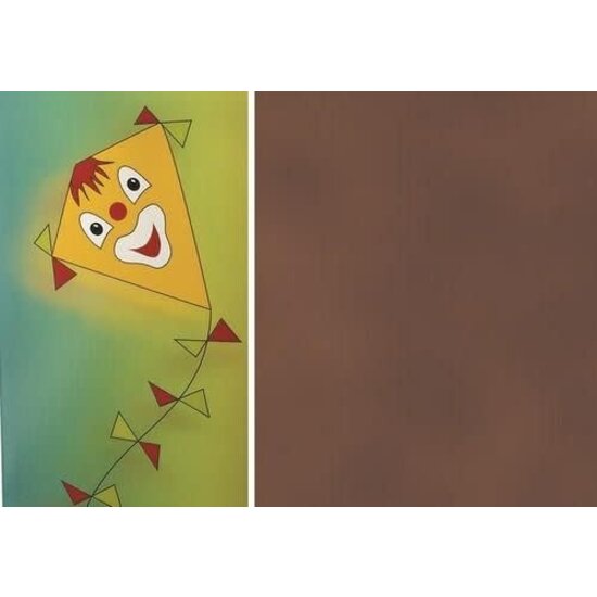 Folia Folia Vliegerpapier donker bruin 70x100cm