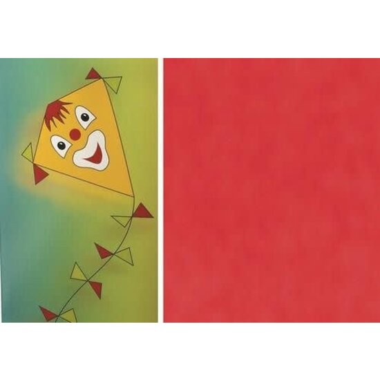 Folia Folia Vliegerpapier rood 70x100cm