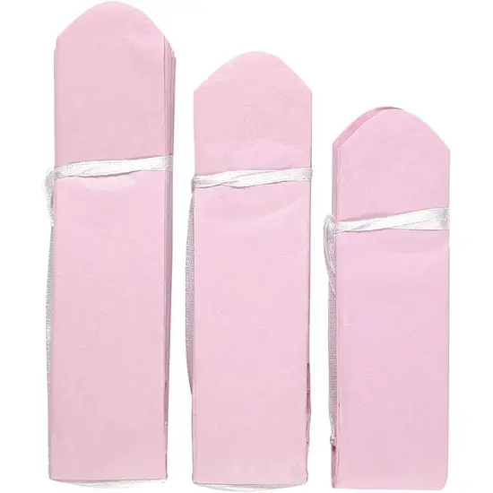Creotime Pompon, roze 20x24x30cm 3 st