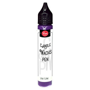 Viva Decor Kaarsen Was Pen 28 ml. Lila