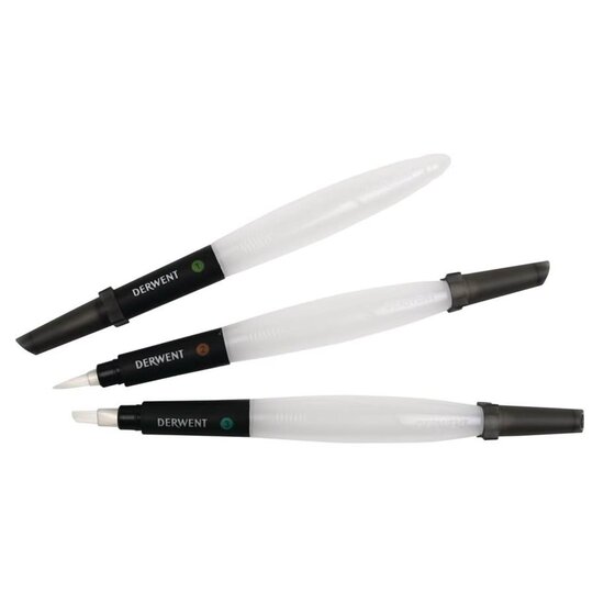 Derwent Derwent Waterbrush Set Fine, Medium en Chisel