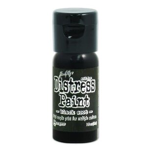 Ranger Tim Holtz Distress Paint Flip Cap 29ml. Black Soot