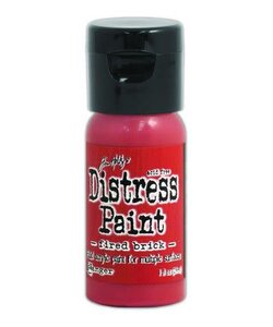 Ranger Tim Holtz Distress Paint Flip Cap 29ml. Fired Brick