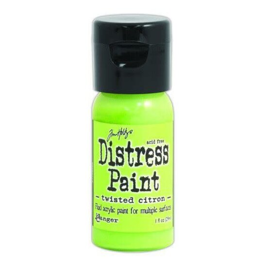 Tim Holtz Ranger Tim Holtz Distress Paint Flip Cap 29ml. Twisted Citron
