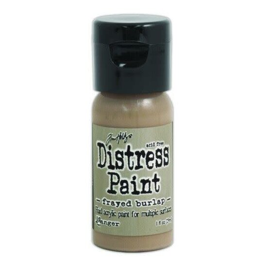 Tim Holtz Ranger Tim Holtz Distress Paint Flip Cap 29ml. Frayed Burlap