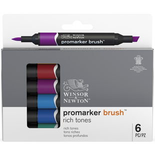 Winsor & Newton Promarker Brush Rich Tones Set 6st.