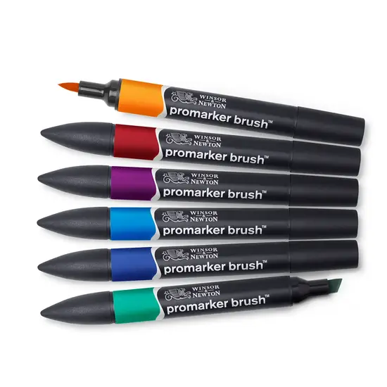 Winsor & Newton Winsor & Newton Promarker Brush Rich Tones Set 6st.