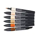 Winsor & Newton Winsor & Newton Promarker Brush Skin Tones Set 6st.